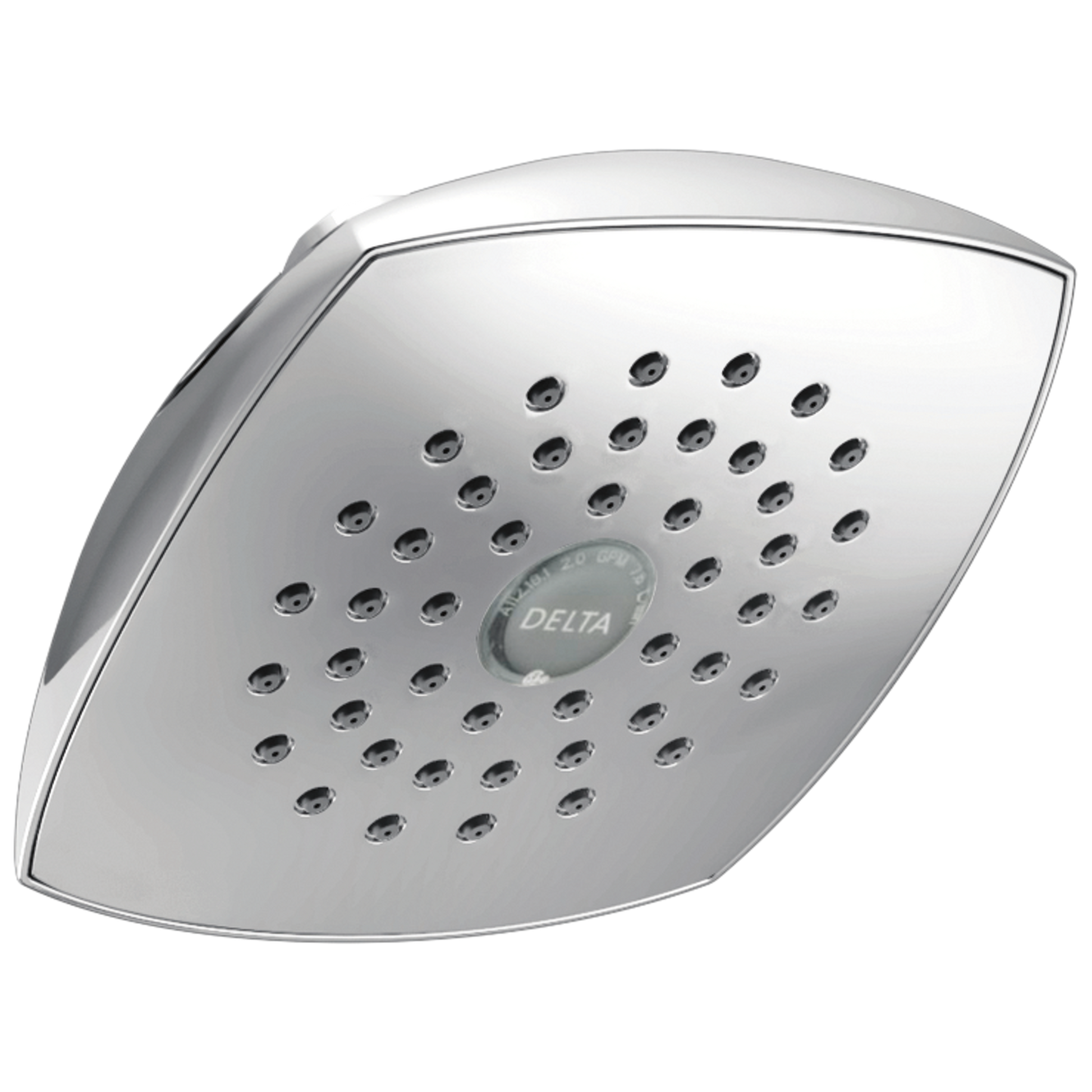 Delta Universal Showering Components RP64859CZ Touch-Clean Raincan Single-Setting Shower Head - Champagne Bronze