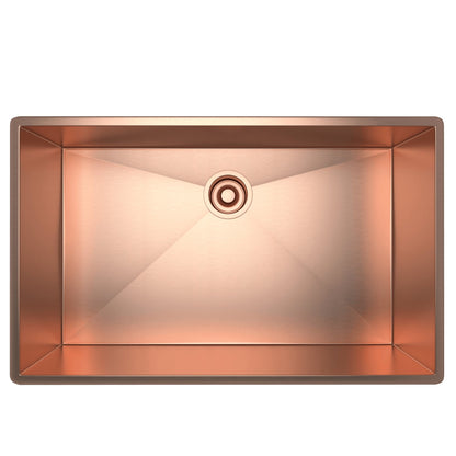 ROHL RSS3018 Forze 30" Single Bowl Stainless Steel Kitchen Sink