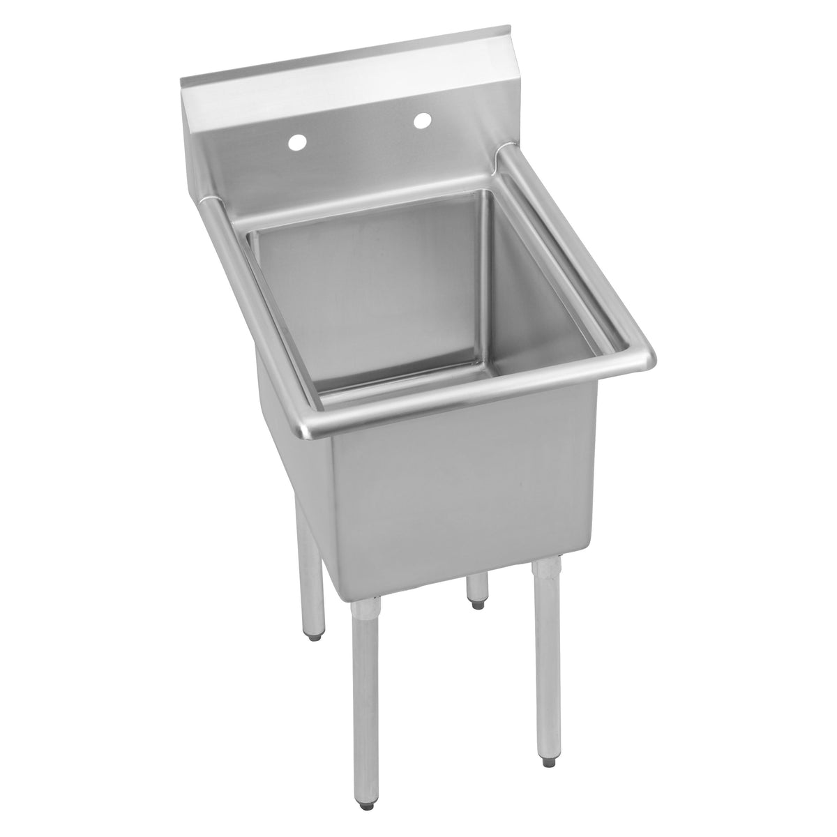 Elkay Dependabilt Stainless Steel 27" x 27-13/16" x 43-3/4" 16 Gauge One Compartment Sink with Stainless Steel Legs