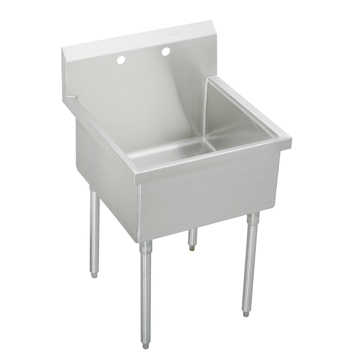 Elkay Sturdibilt Stainless Steel 33" x 27-1/2" x 14" Floor Mount Single Compartment 2-Hole Scullery Sink