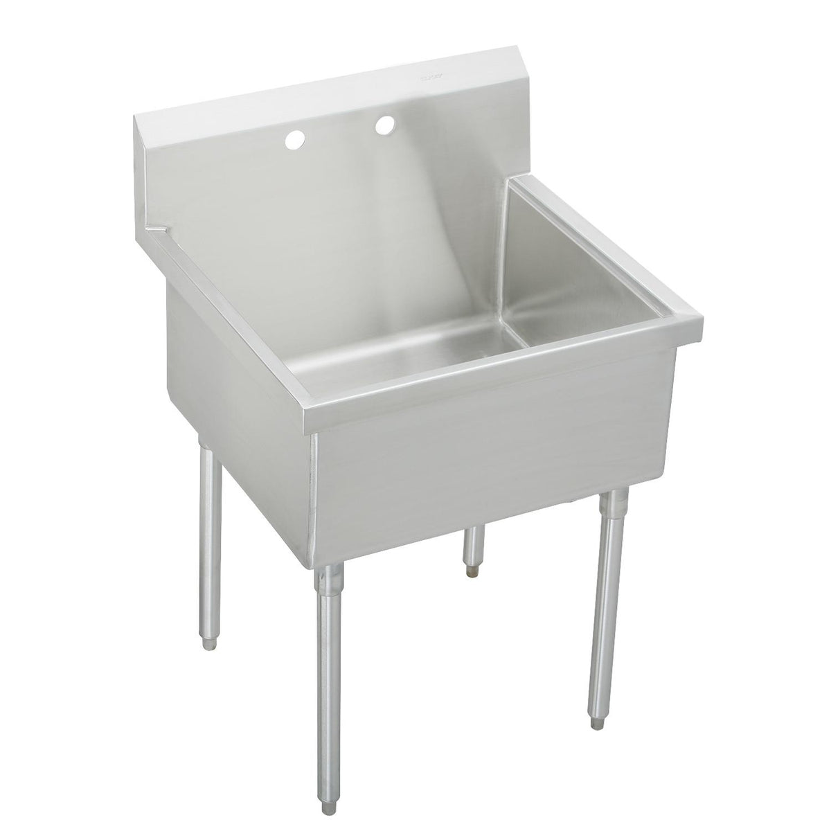 Elkay Sturdibilt Stainless Steel 39" x 27-1/2" x 14" Floor Mount Single Compartment 2-Hole Scullery Sink