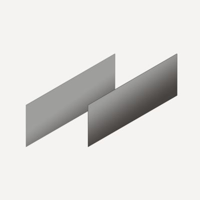 Robern Cartesian & Profiles Side Kit, 7-1/2" H x 21" D