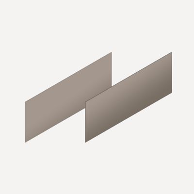 Robern Cartesian & Profiles Side Kit, 7-1/2" H x 21" D