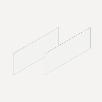 Robern Cartesian & Profiles Side Kit, 7-1/2" H x 21" D