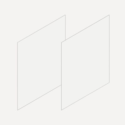 Robern Cartesian & Profiles Side Kit, 22-1/2" H x 21" D