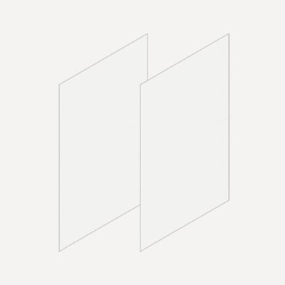 Robern Cartesian & Profiles Side Kit, 30" H x 21" D