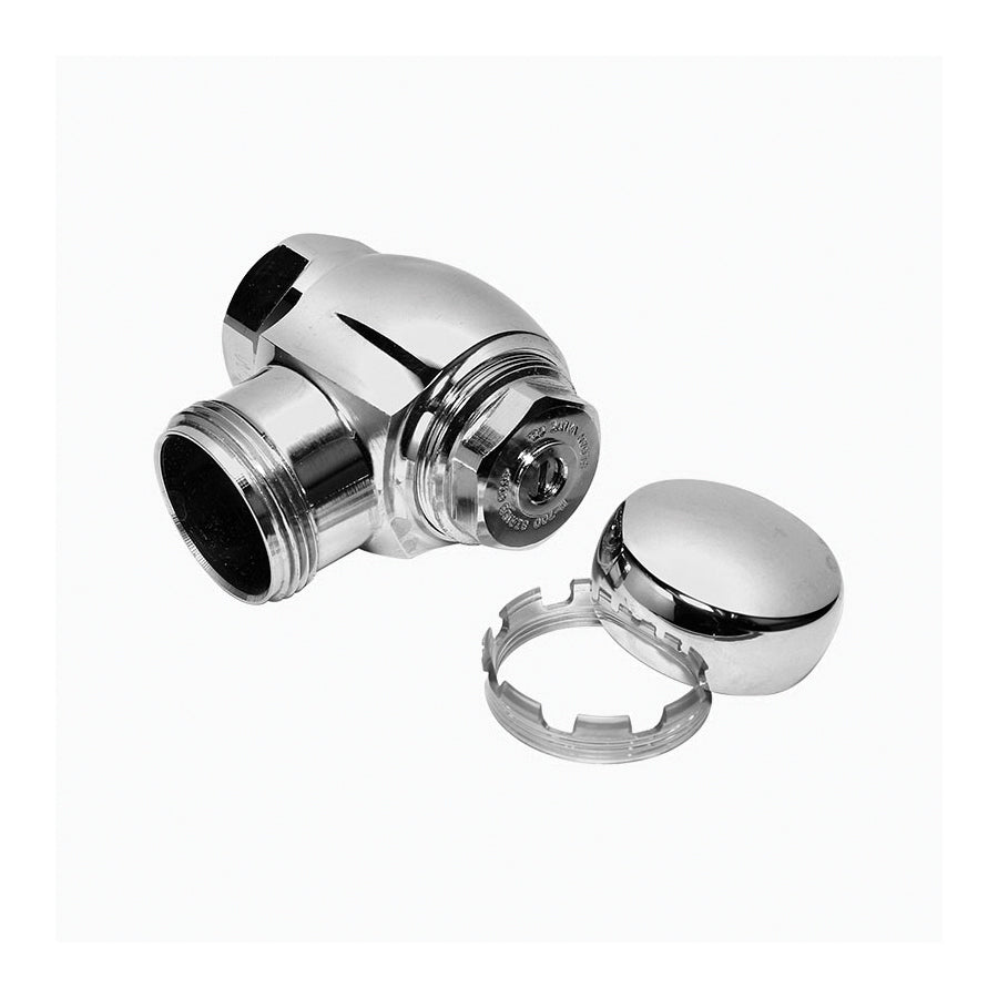 Sloan Valve Company 3308386 Bak-Chek Screwdriver Angle Stop With Vandal-Resistant Cap, NPTF Connection, Chrome