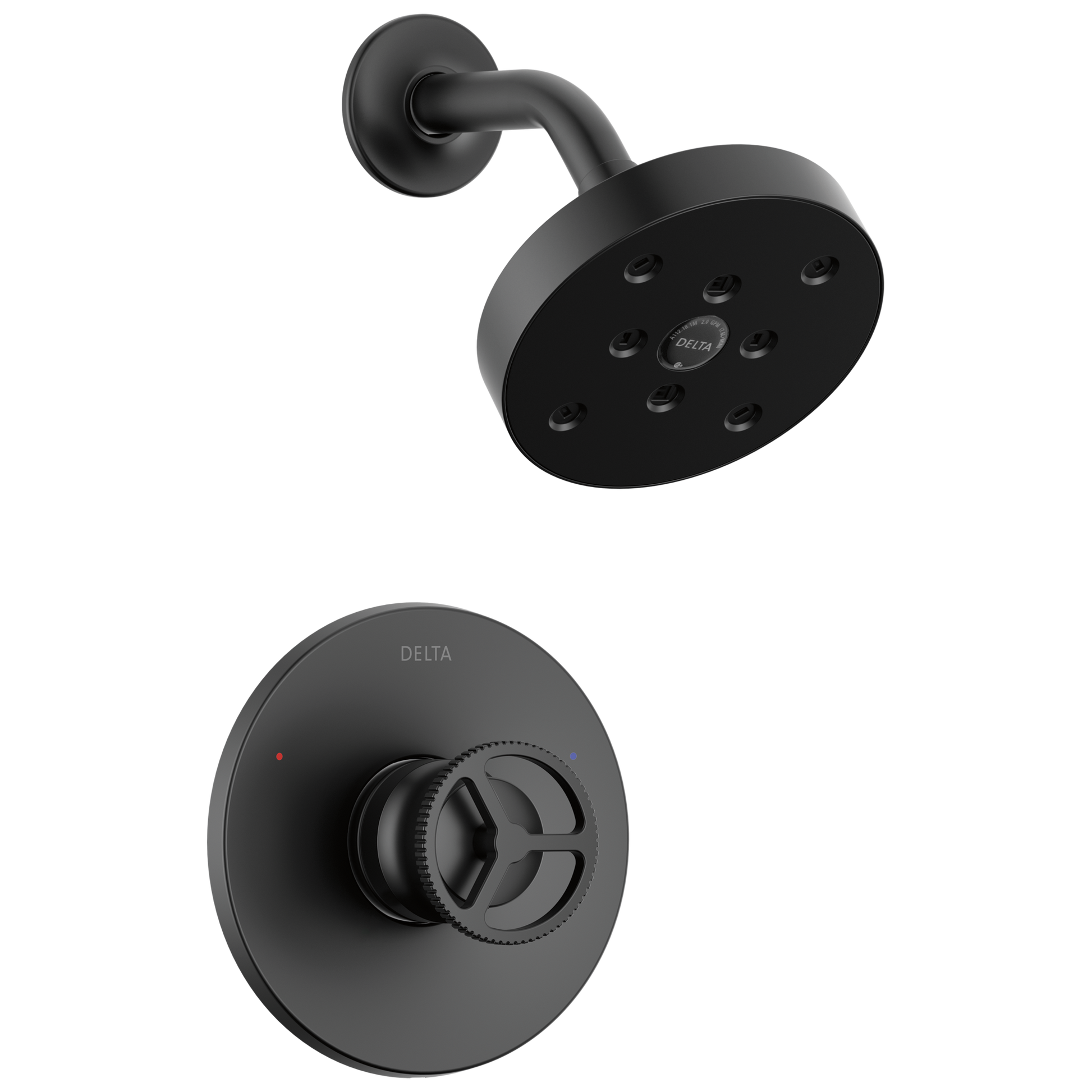 Delta Trinsic T14258 H2OKINETIC Single Handle Shower Trim - Matte Black