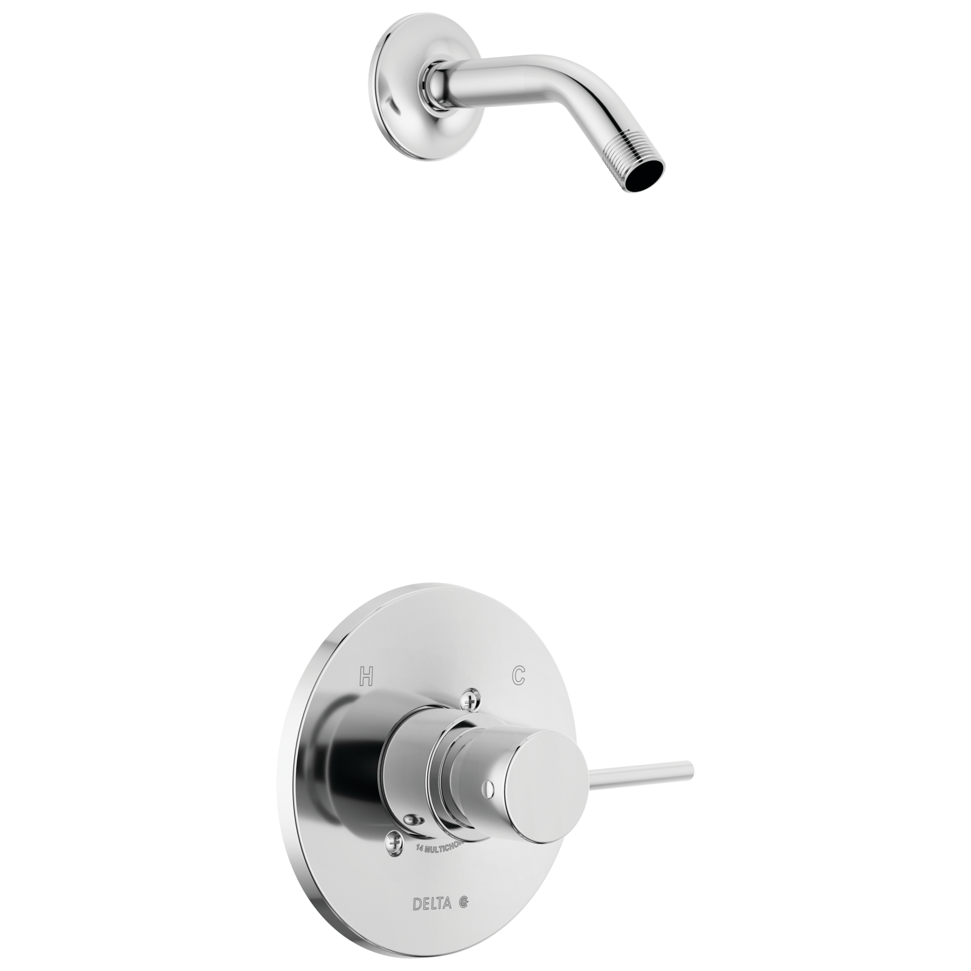 Delta Modern T14259 Monitor 14 Series Shower Trim - Less Head - Chrome