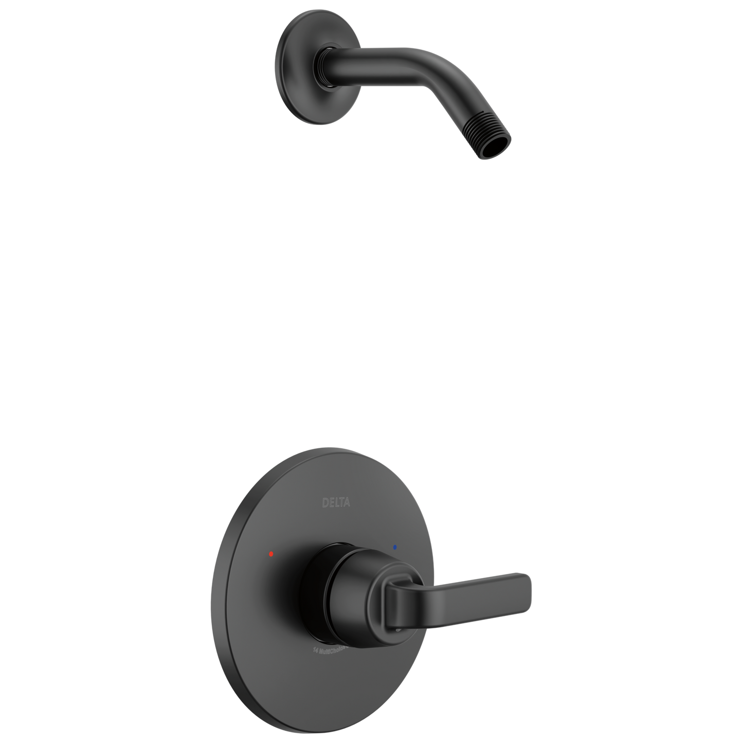 Delta Lineax T14262 Monitor 14 Series Shower Trim Less Head - Matte Black