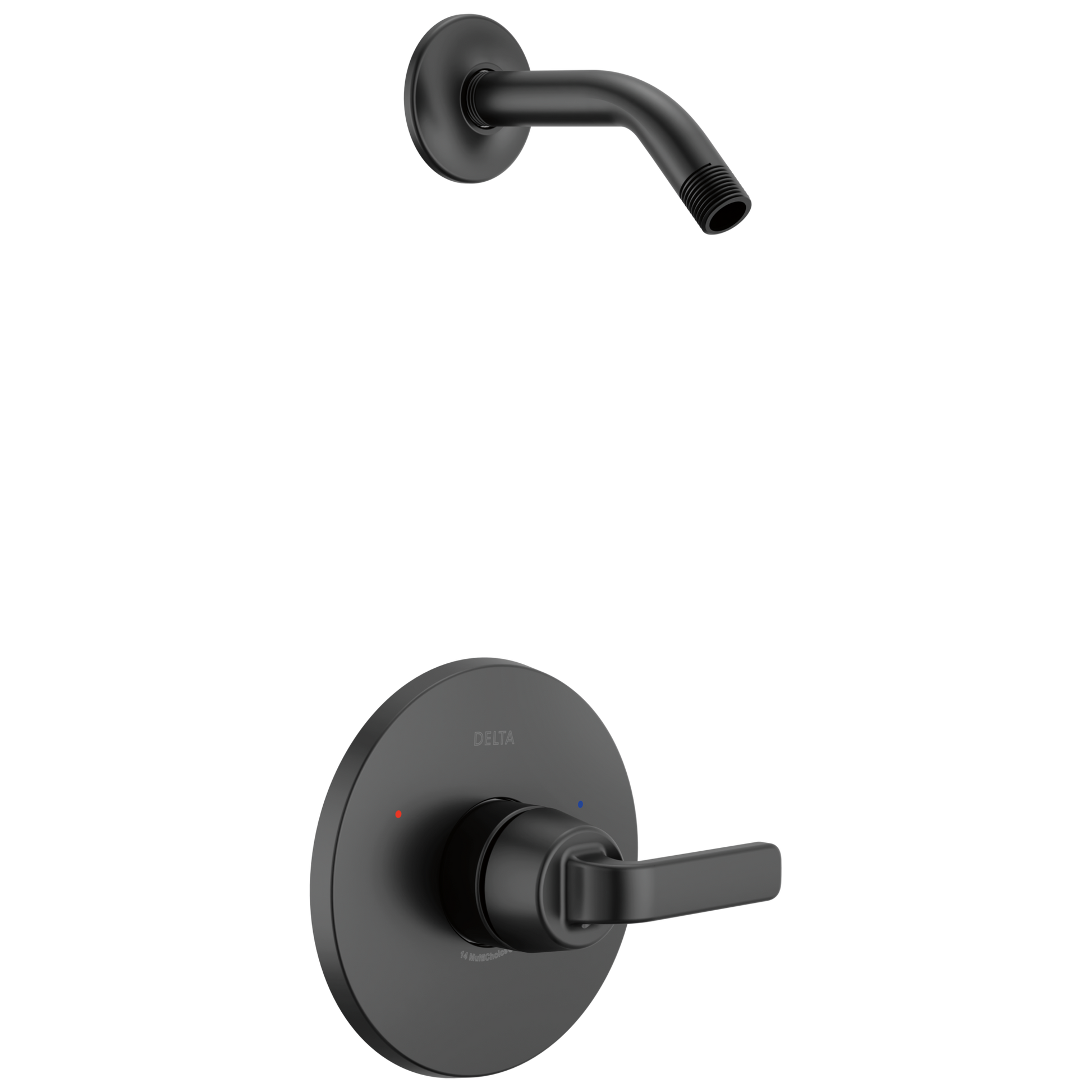 Delta Lineax T14262 Monitor 14 Series Shower Trim Less Head - Matte Black