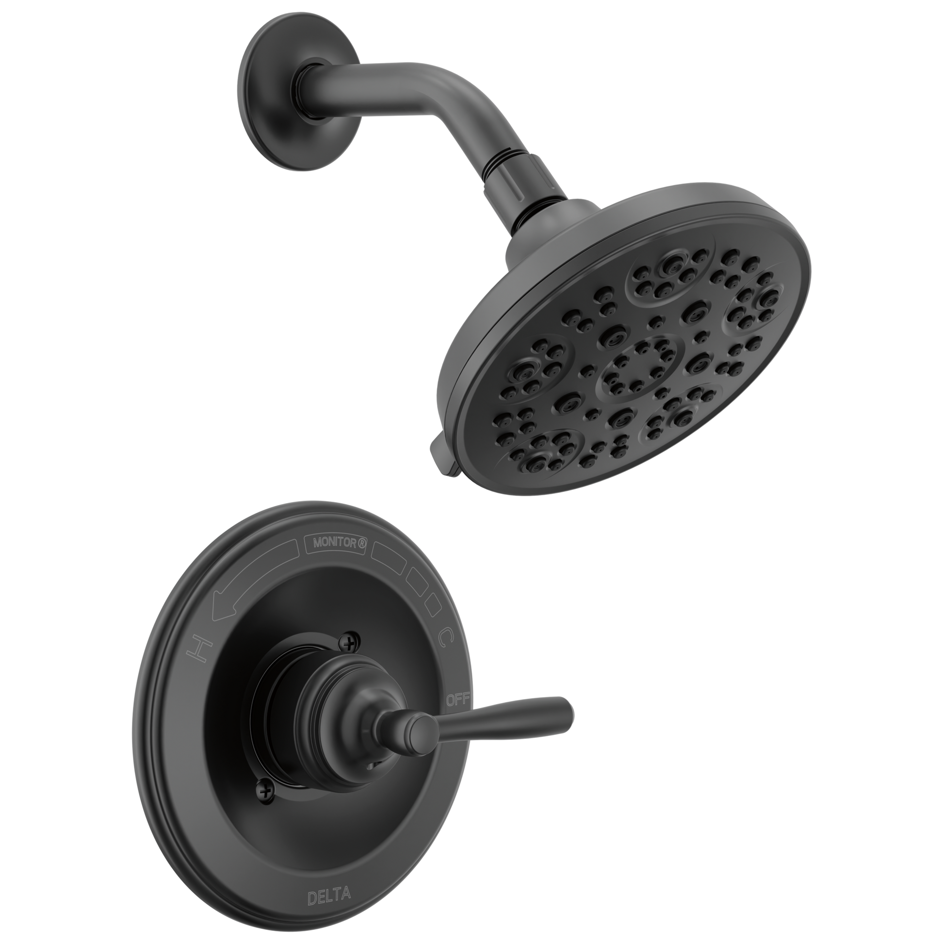 Delta Roe T142985 Monitor 14 Series Shower Only - Matte Black