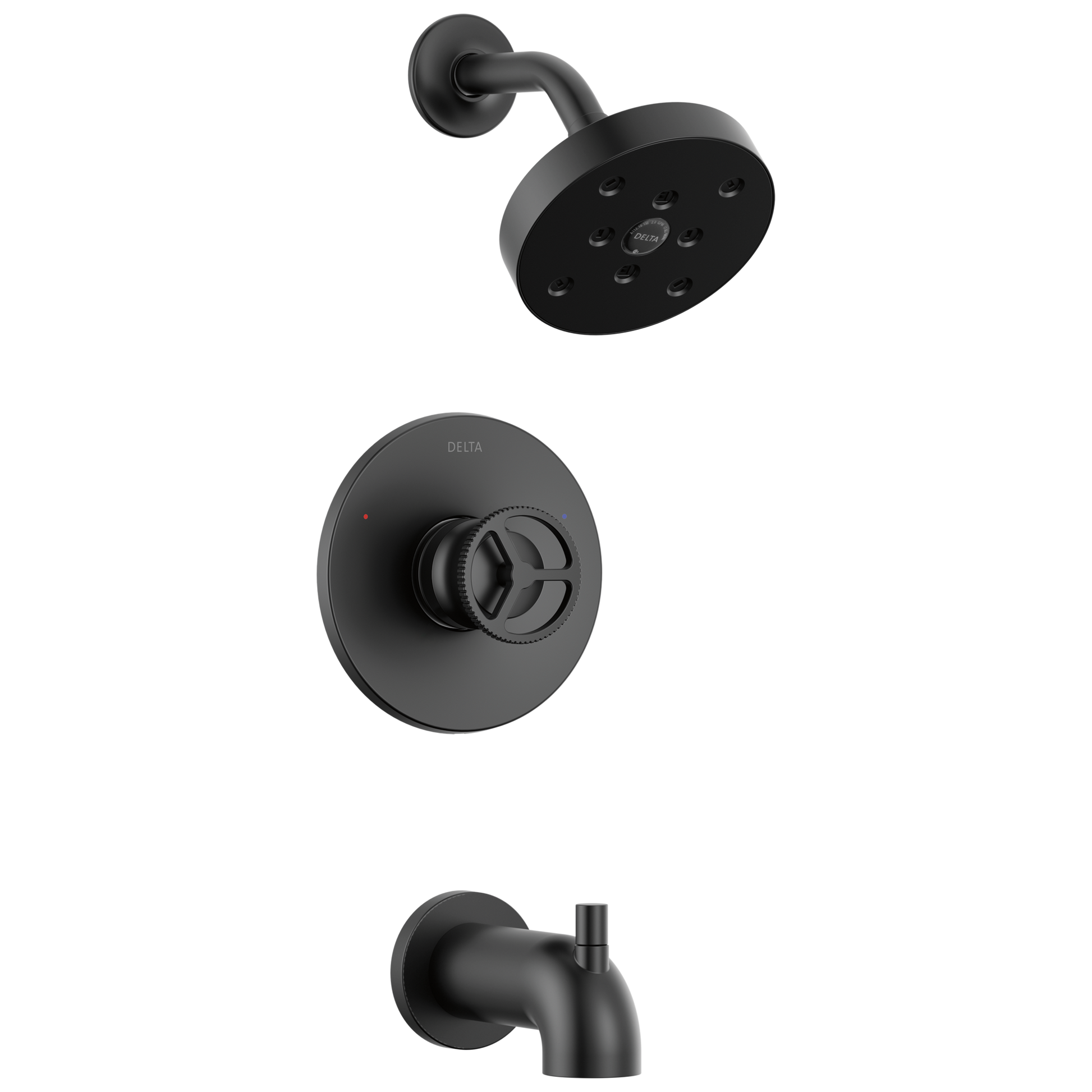 Delta Trinsic T14458 H2OKINETIC Tub Shower Trim - Matte Black
