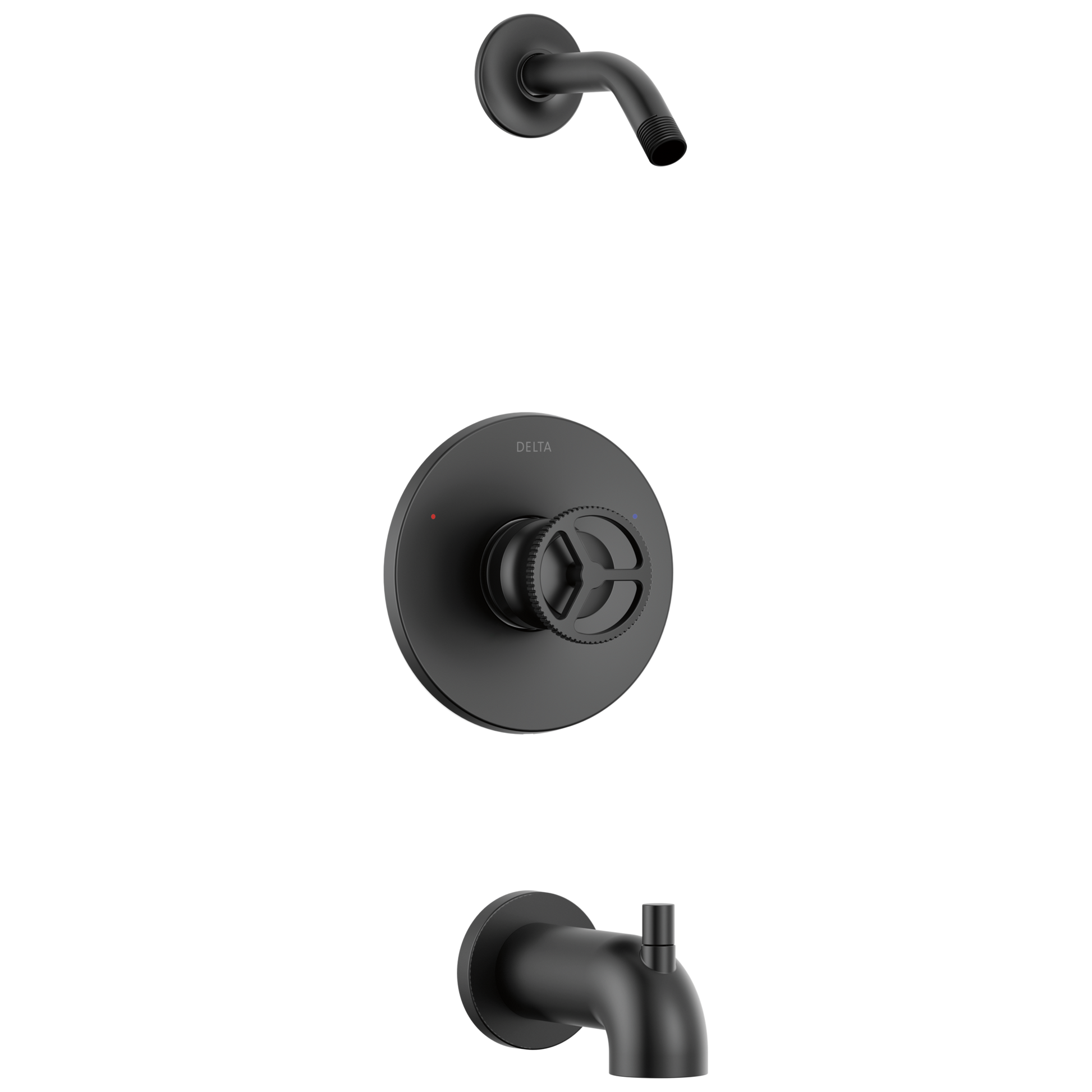 Delta Trinsic T14458 Tub Shower Trim Less Shower Head - Matte Black