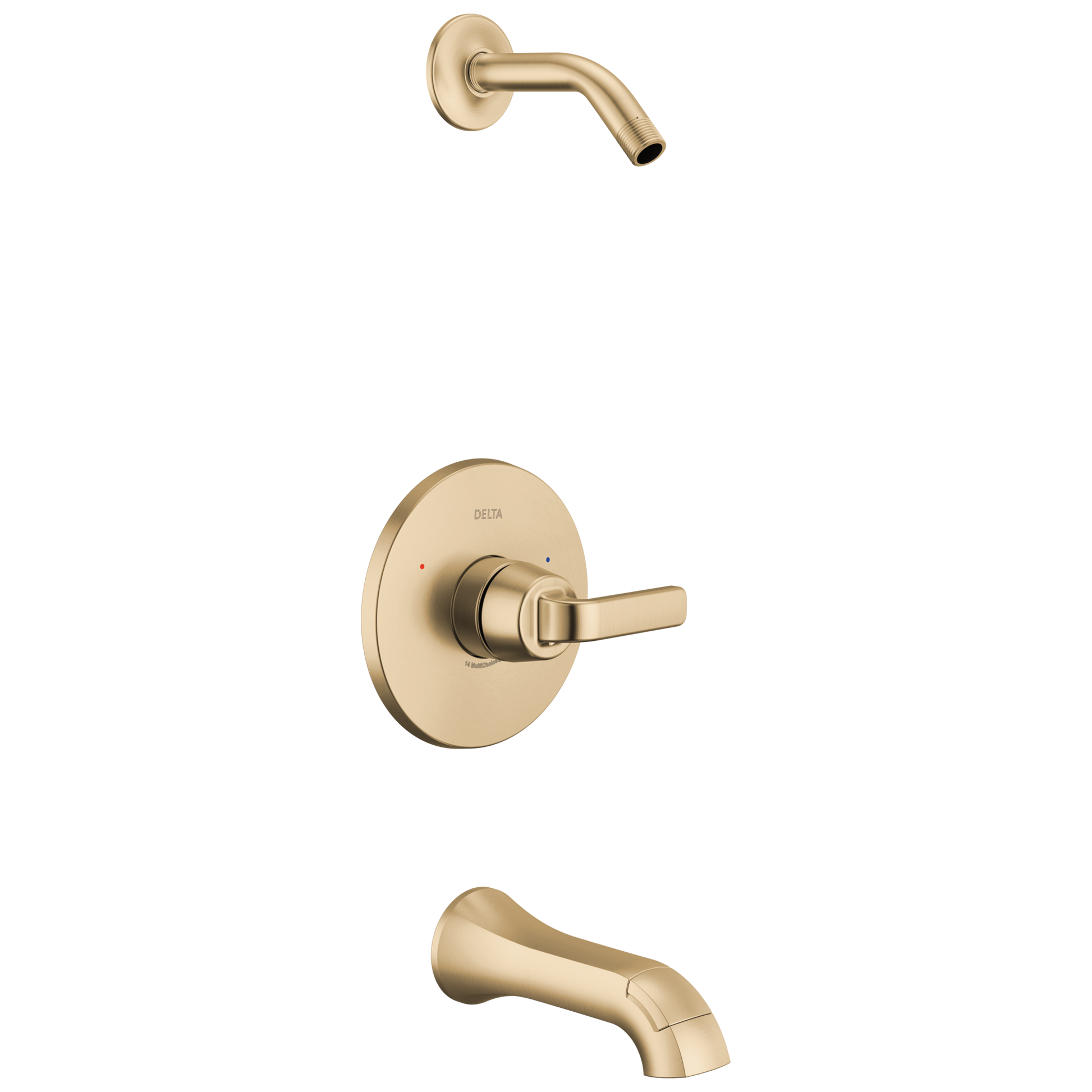 Delta Lineax T14462 Monitor 14 Series Tub & Shower Trim Less Head - Champagne Bronze