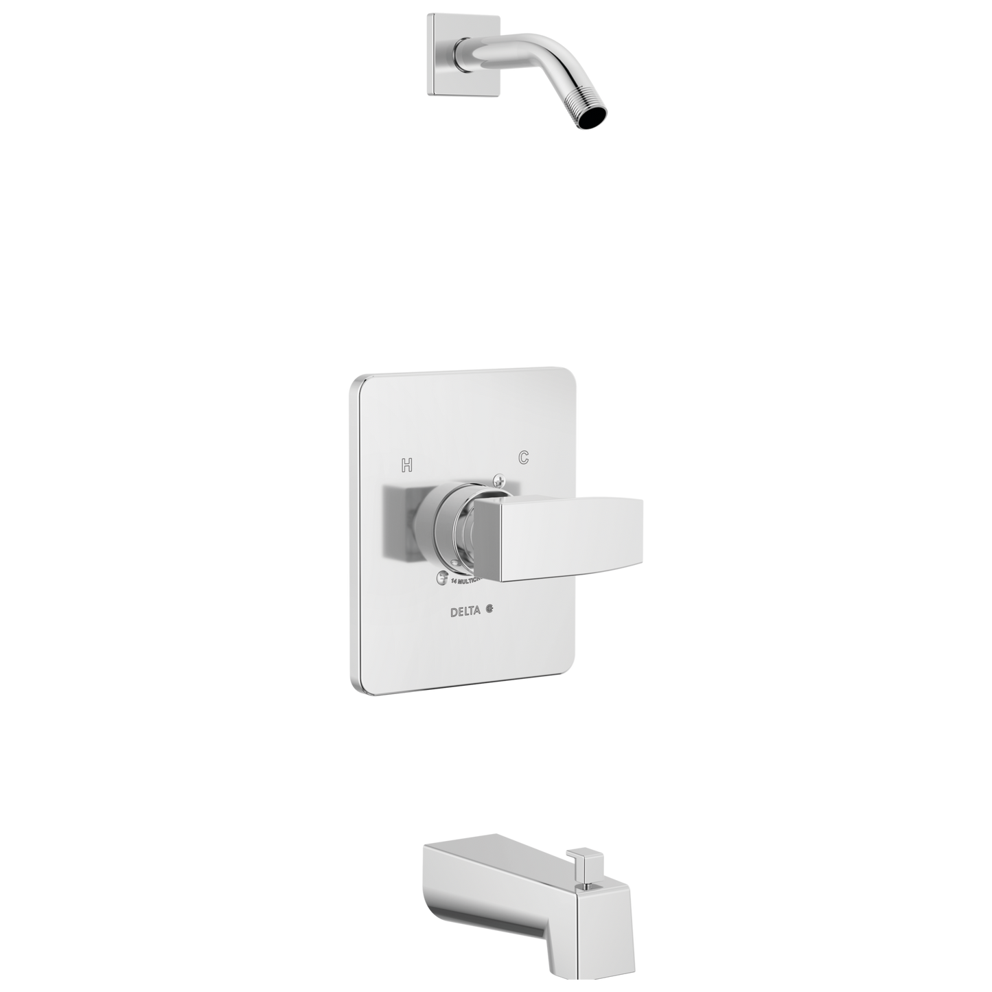 Delta Modern T14467 Monitor 14 Series Tub & Shower Trim - Less Head - Chrome