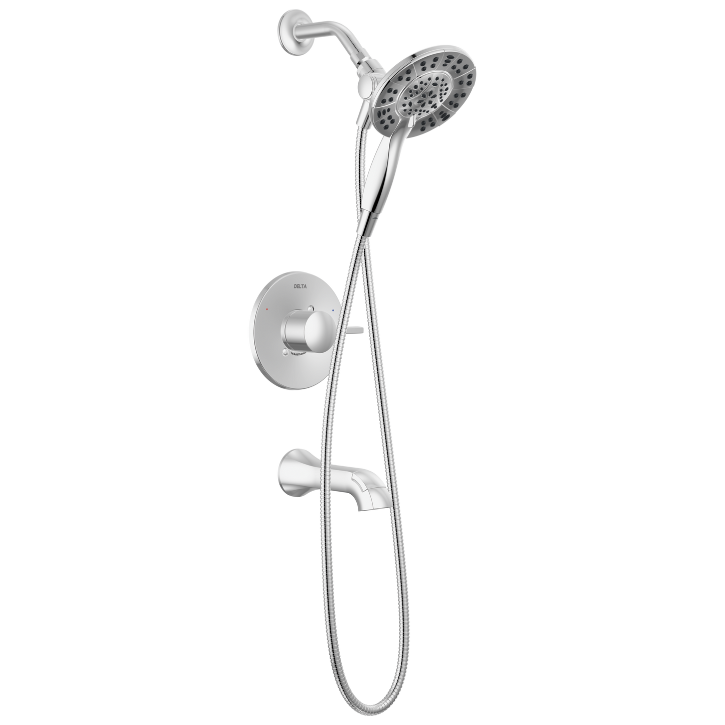 Delta Albion T144855 Monitor 14 Series Tub and Shower Trim Only with In2ition Hand Shower - Chrome