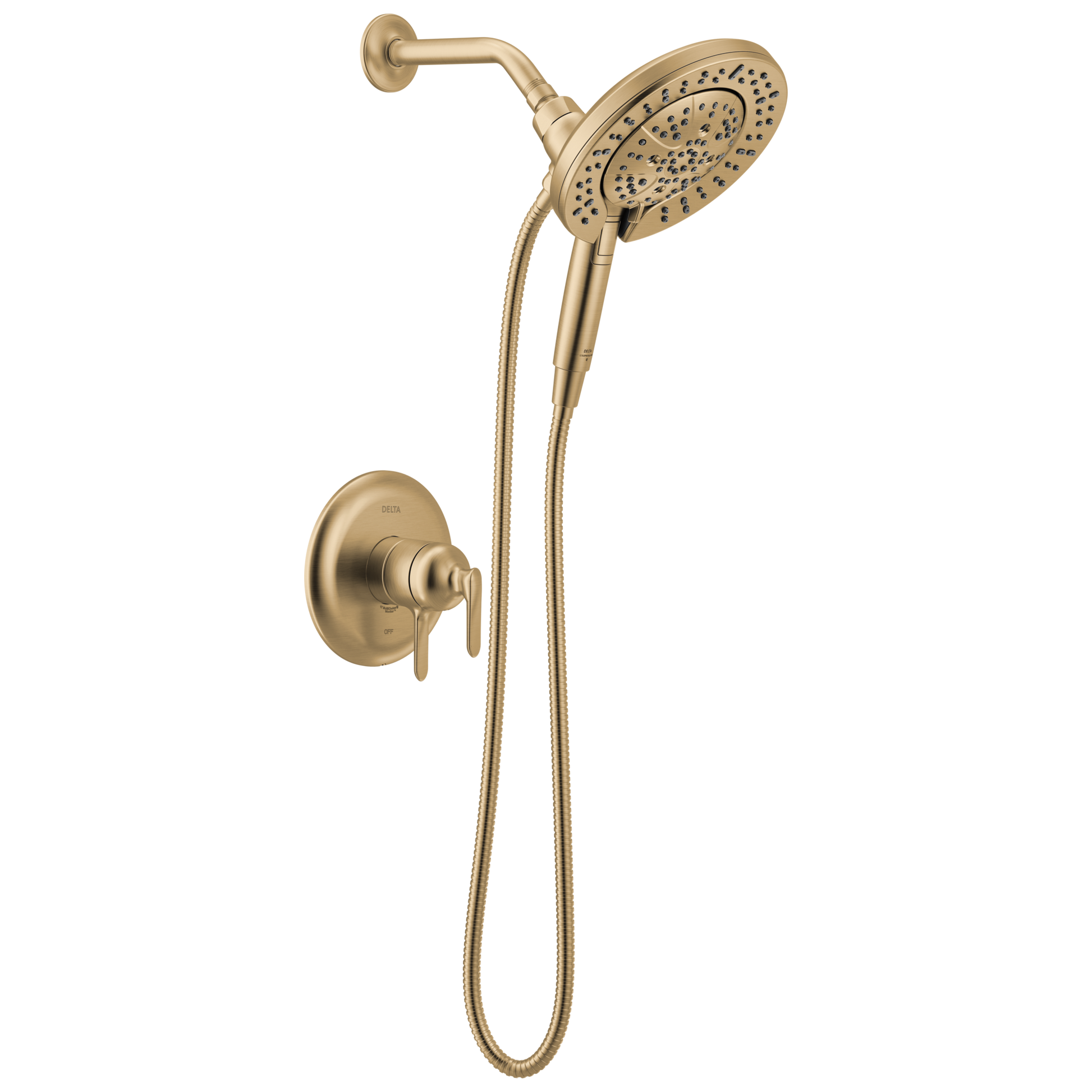 Delta Bonacci T17245 17 Series Shower Trim with In2ition Shower Head - Lumicoat Champagne Bronze