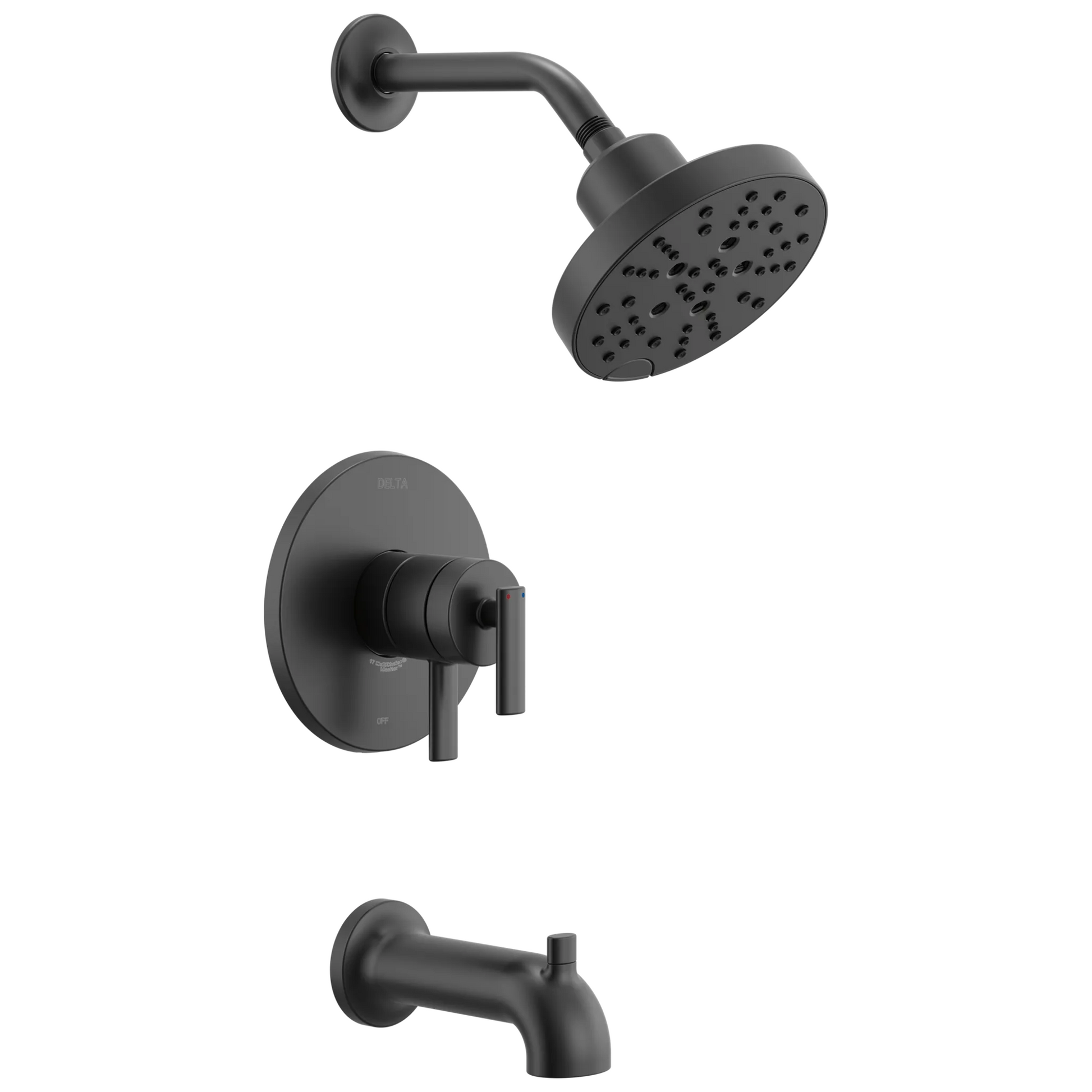 Delta Altado T17442 Monitor 17 Series Tub & Shower Trim - Matte Black
