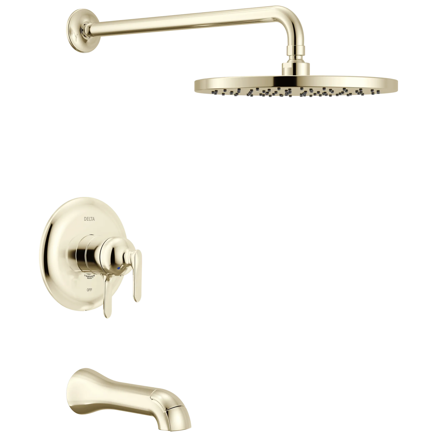 Delta Bonacci T17445 17 Series Tub Shower Trim - Lumicoat Polished Nickel
