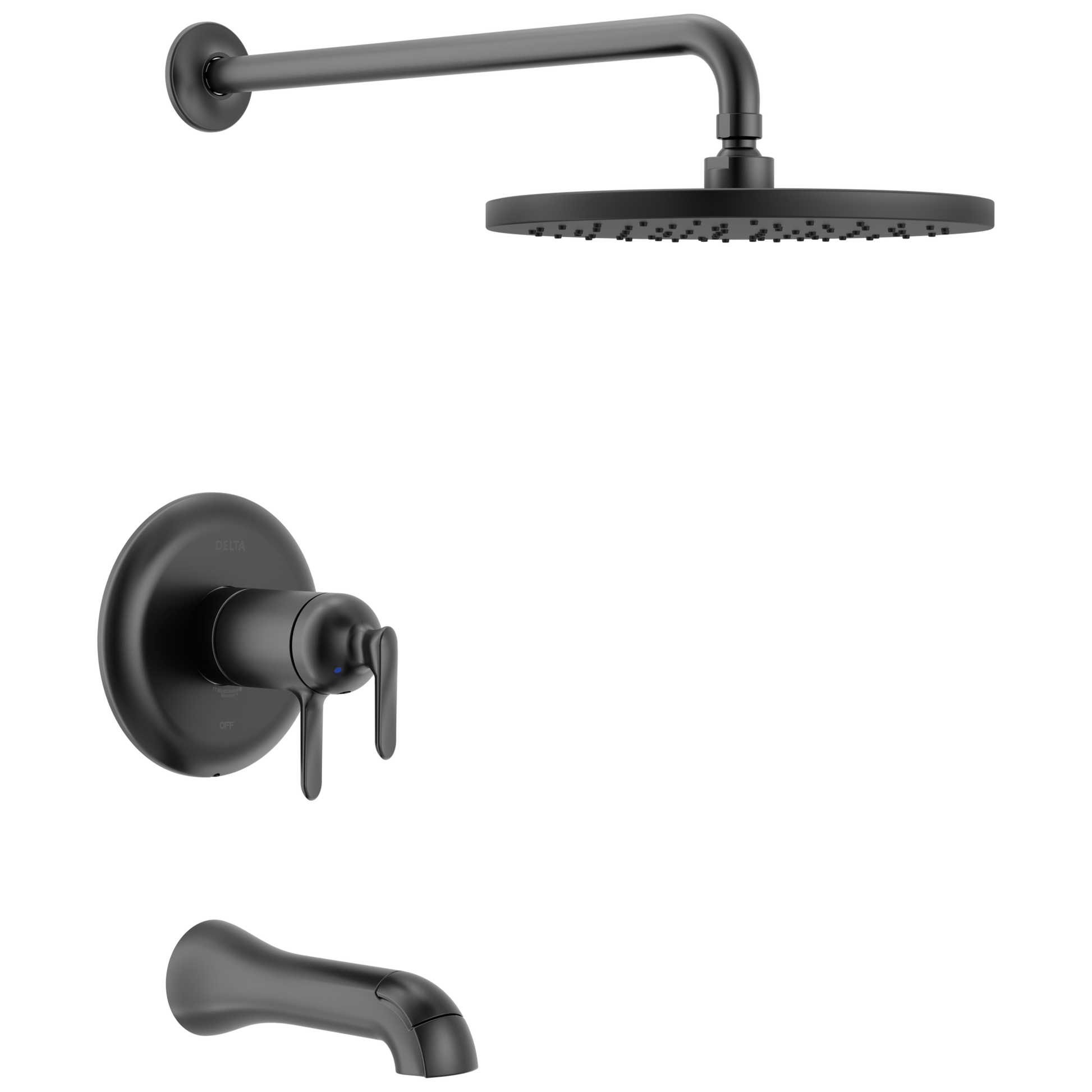Delta Bonacci T17T445 17T Series Tub Shower Trim - Matte Black