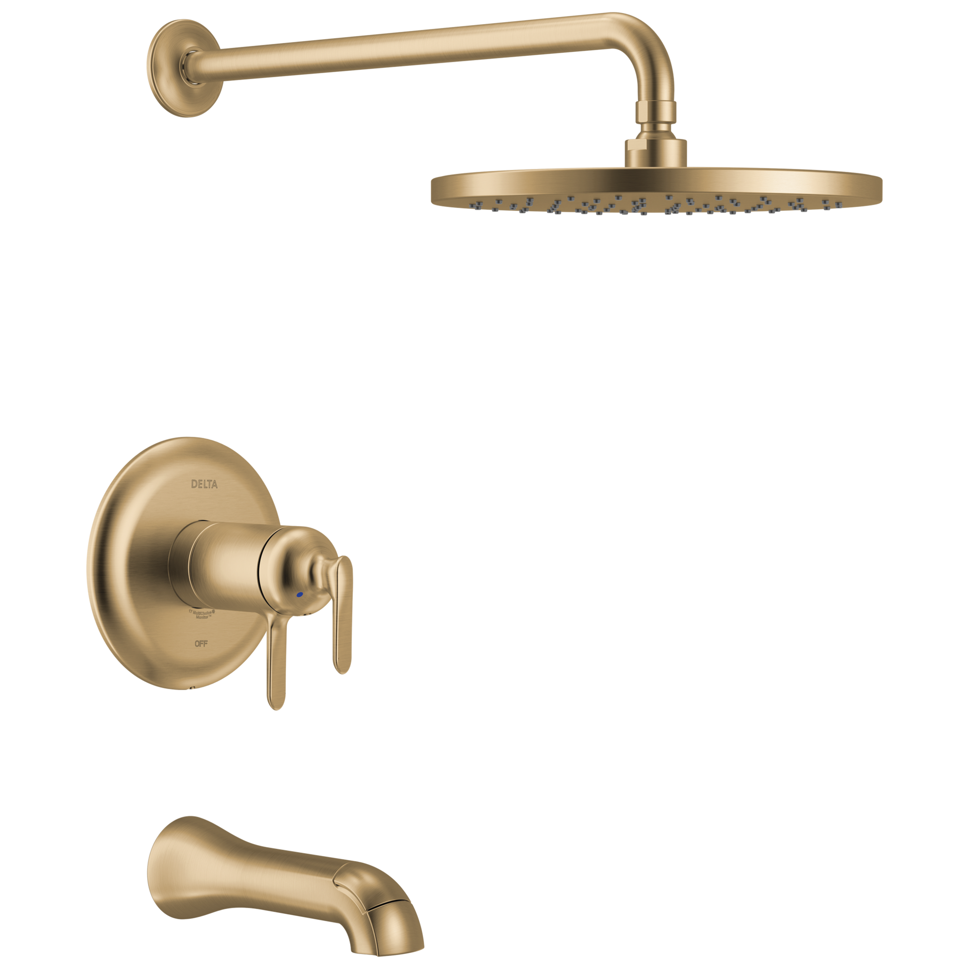 Delta Bonacci T17T445 17T Series Tub Shower Trim - Lumicoat Champagne Bronze