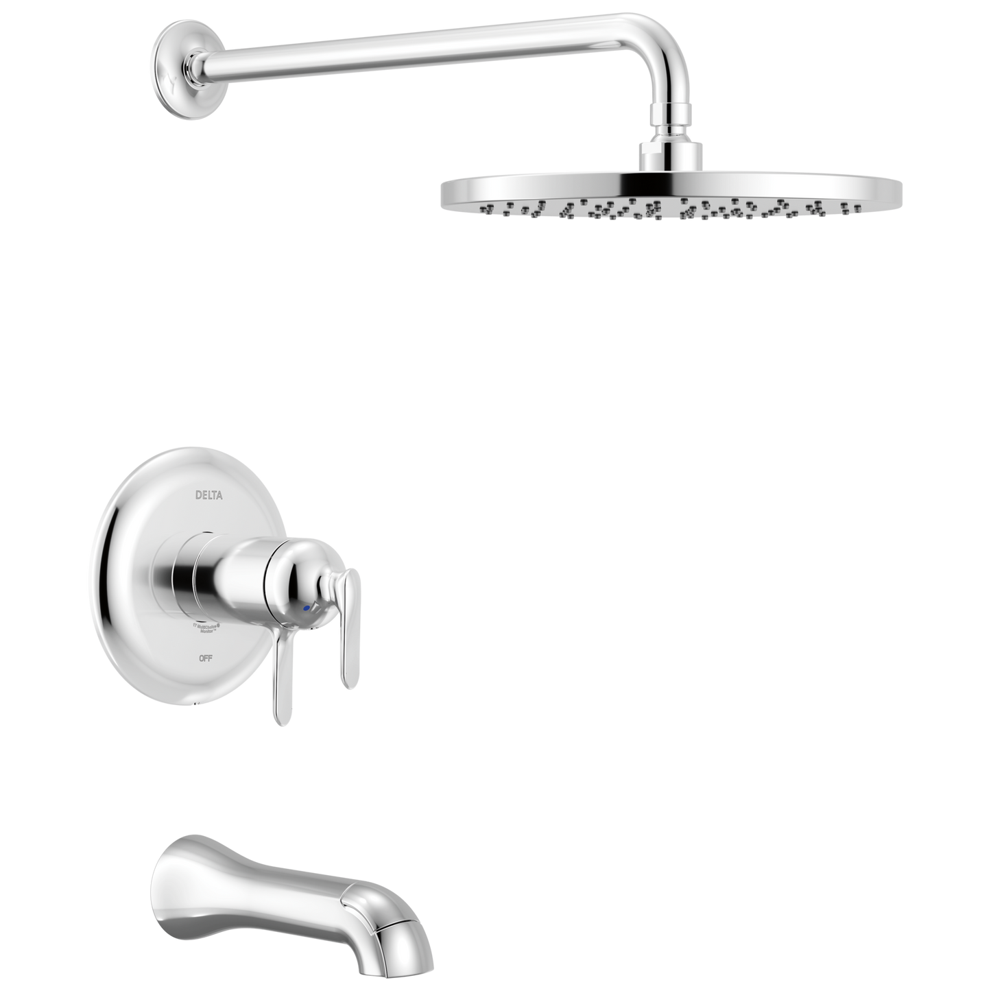 Delta Bonacci T17T445 17T Series Tub Shower Trim - Lumicoat Chrome