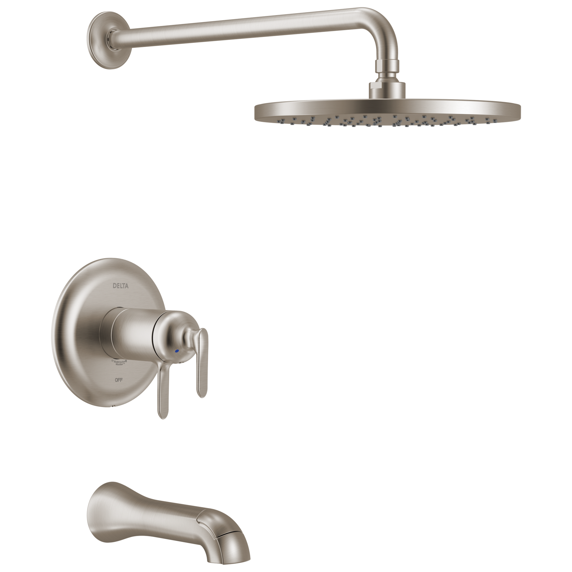 Delta Bonacci T17T445 17T Series Tub Shower Trim - Lumicoat Stainless