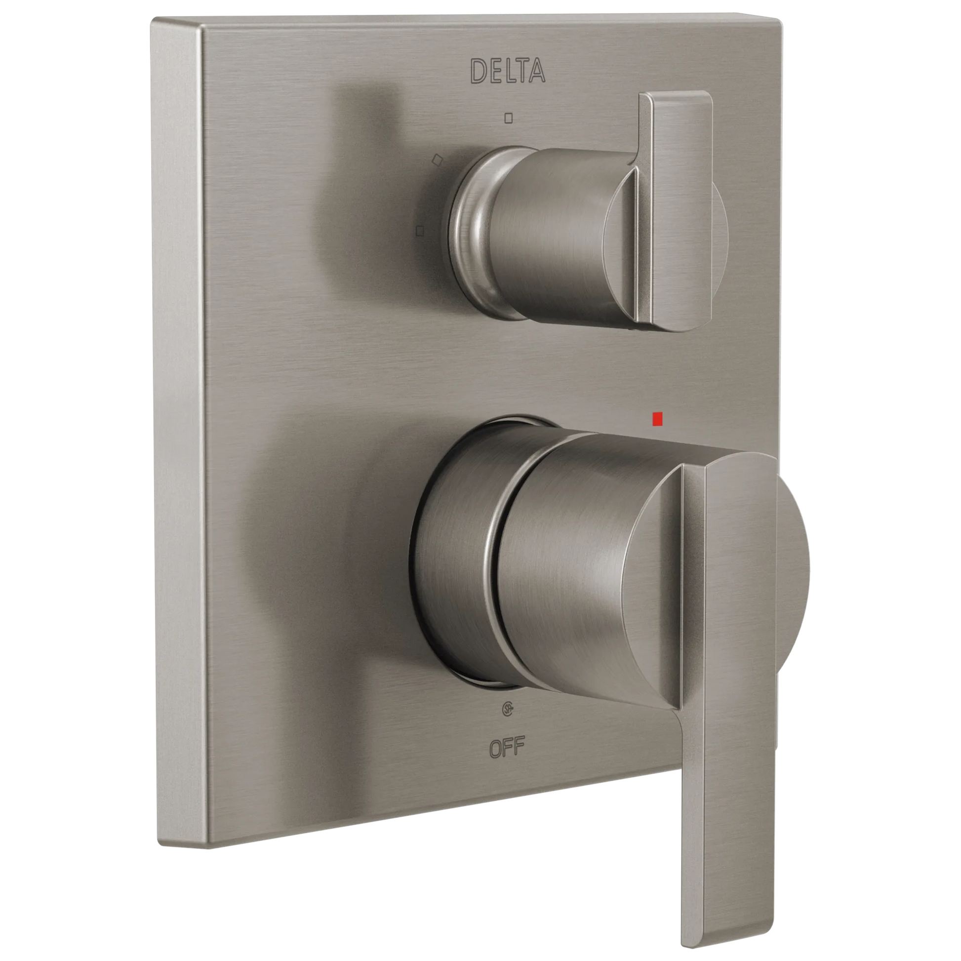 Angular Modern Monitor 14 Series Valve Trim with 3-Setting Integrated Diverter