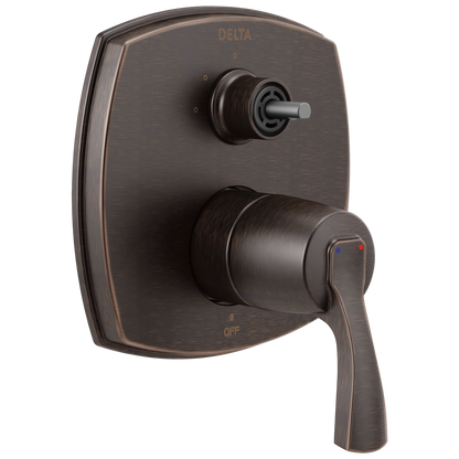 Delta Stryke: 14 Series Integrated Diverter Trim with Three Function Diverter Less Diverter Handle