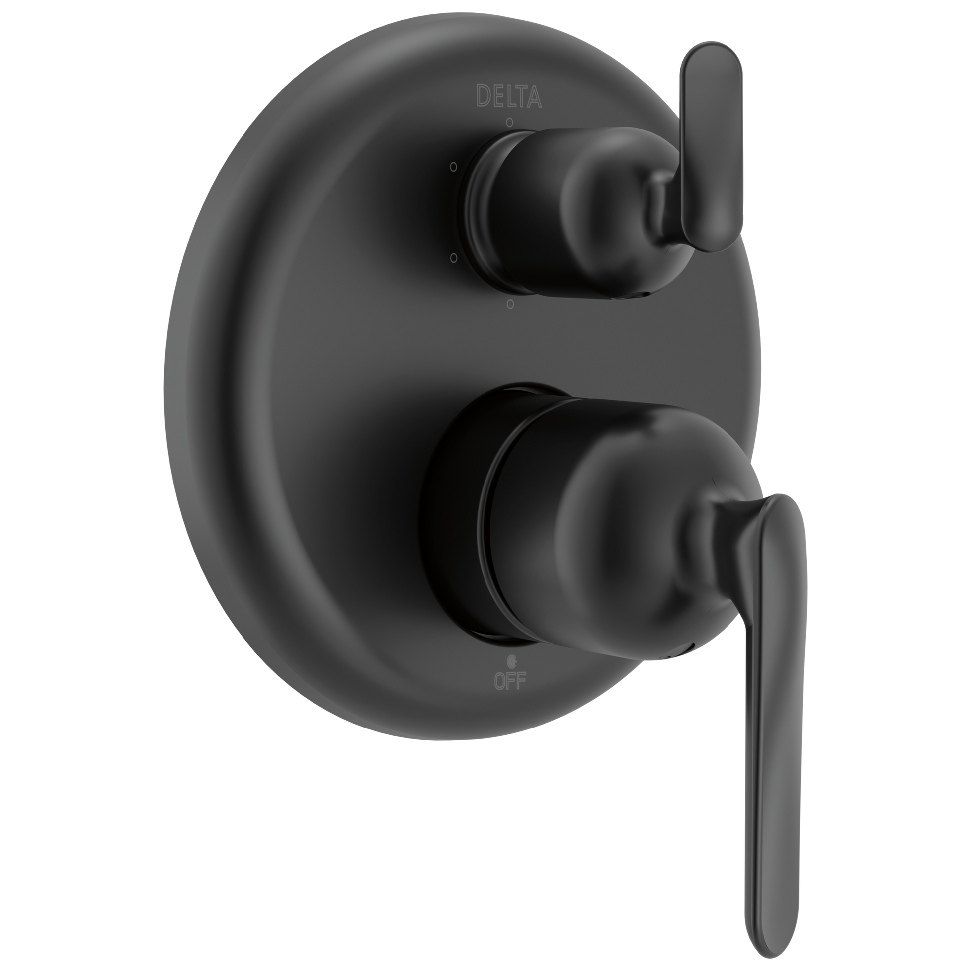 Delta Bonacci T24945 14 Series 6-Setting Integrated Diverter Trim - Matte Black