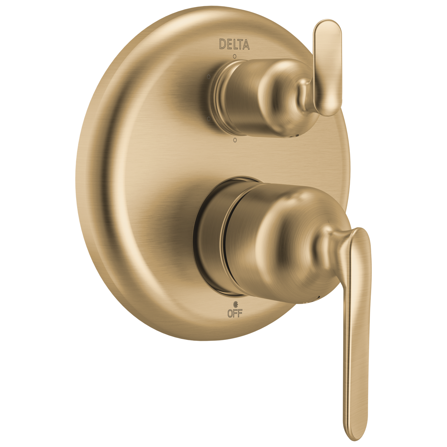 Delta Bonacci T24945 14 Series 6-Setting Integrated Diverter Trim - Lumicoat Champagne Bronze