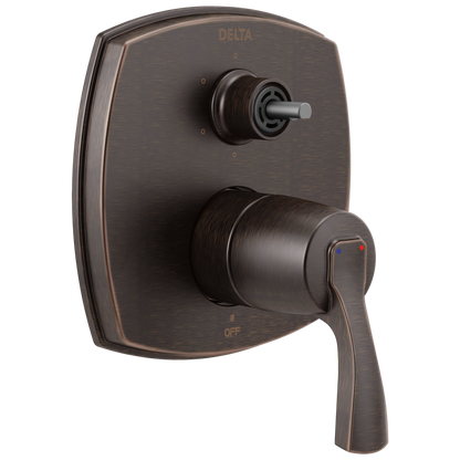Delta Stryke: 14 Series Integrated Diverter Trim with Six Function Diverter Less Diverter Handle