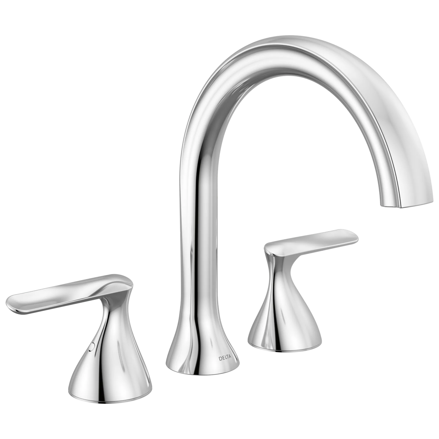 Delta Bonacci T2745 Three Hole Roman Tub Trim - Lumicoat Chrome