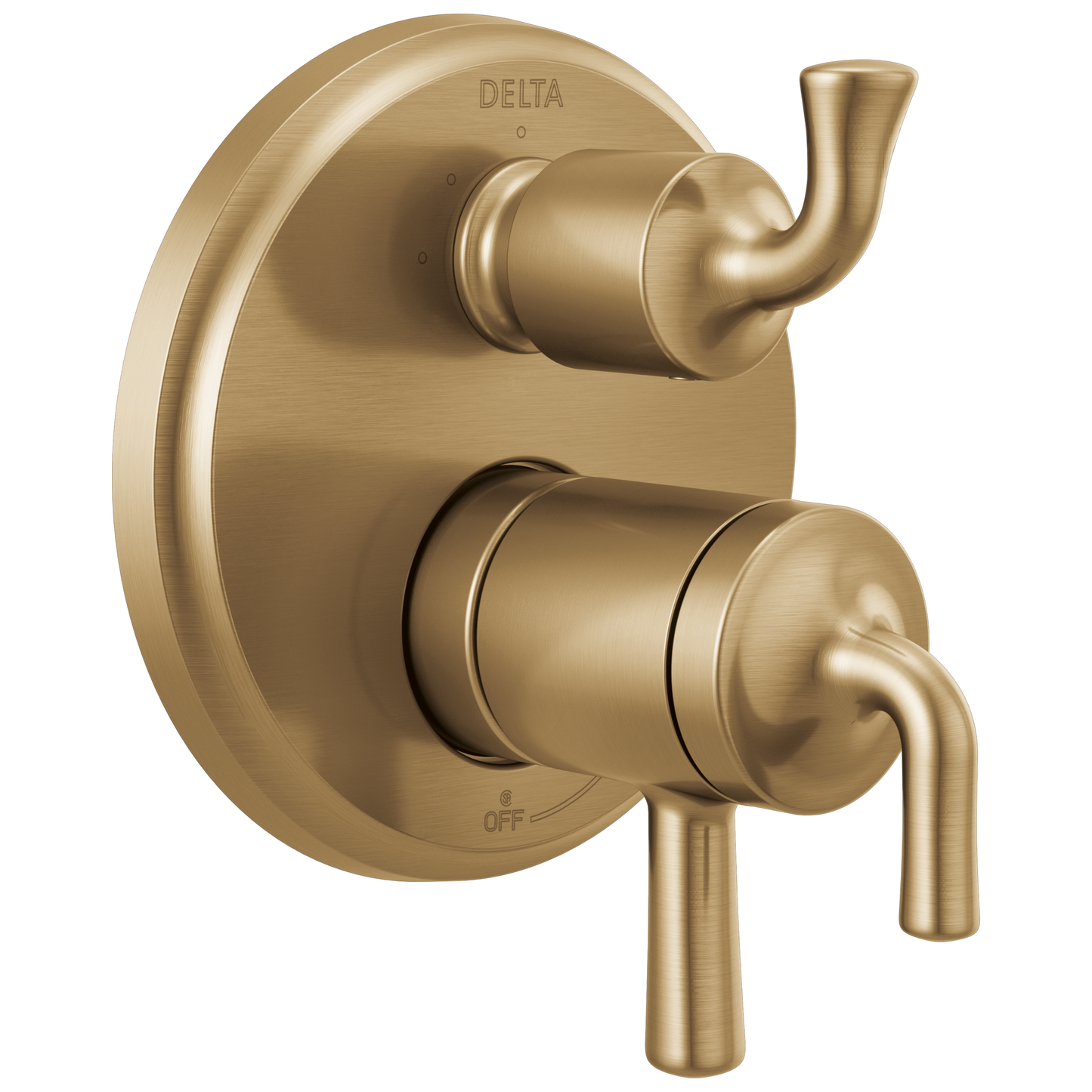 Two-Handle Monitor 17 Series Valve Trim with 3 Or 6-Setting Diverter
