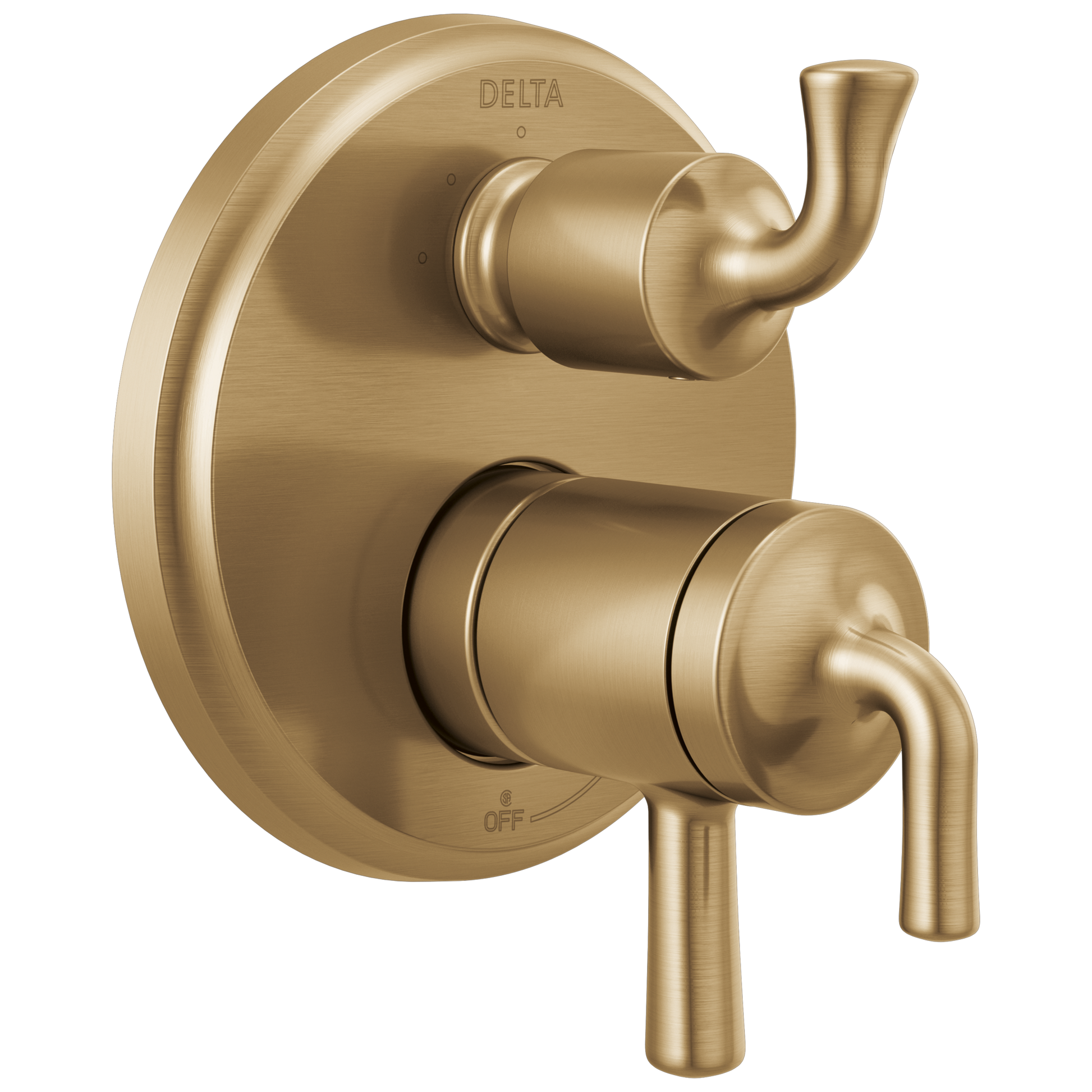 Two-Handle Monitor 17 Series Valve Trim with 3 Or 6-Setting Diverter
