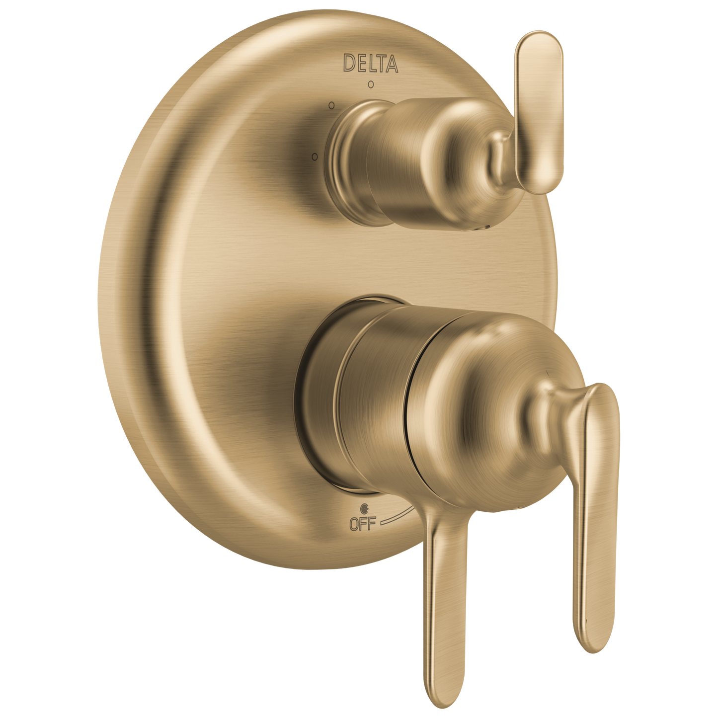 Delta Bonacci T27845 17 Series 3-Setting Integrated Diverter Trim - Lumicoat Champagne Bronze