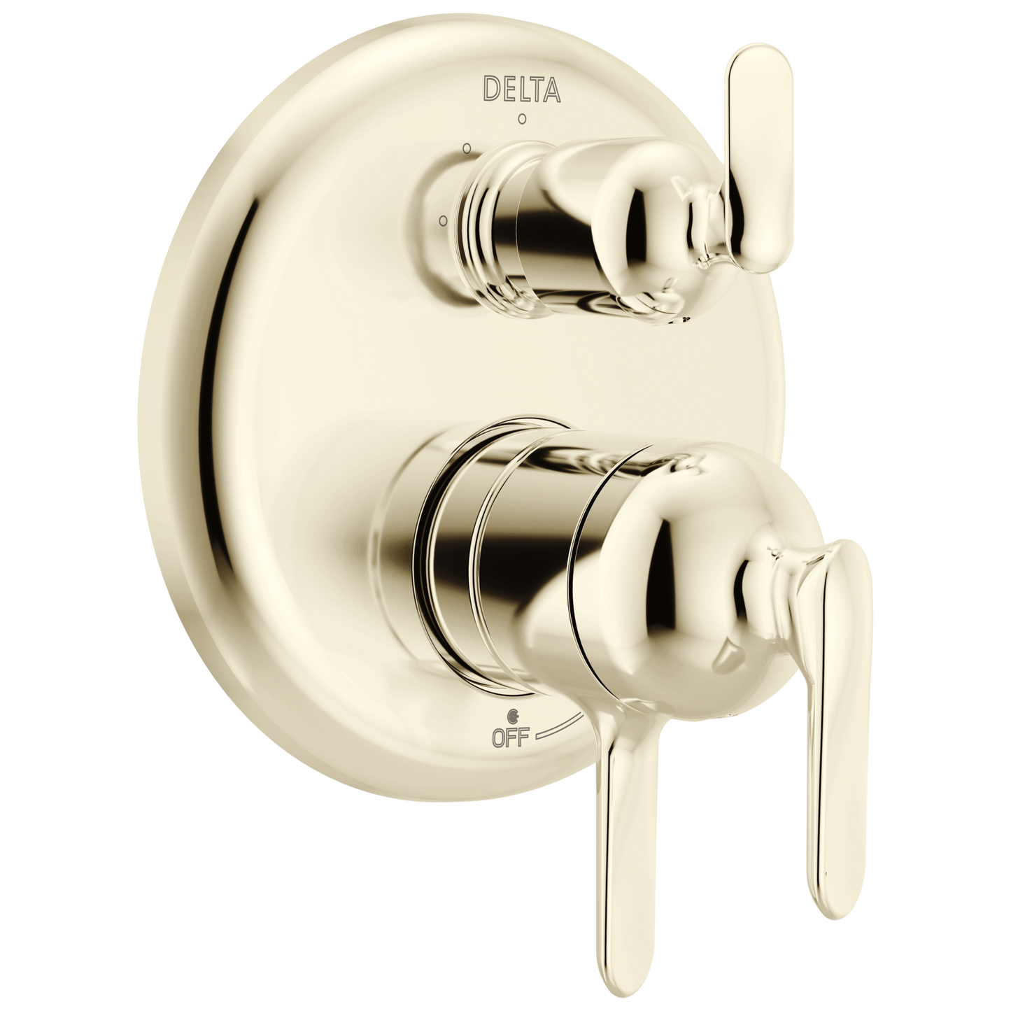 Delta Bonacci T27845 17 Series 3-Setting Integrated Diverter Trim - Lumicoat Polished Nickel