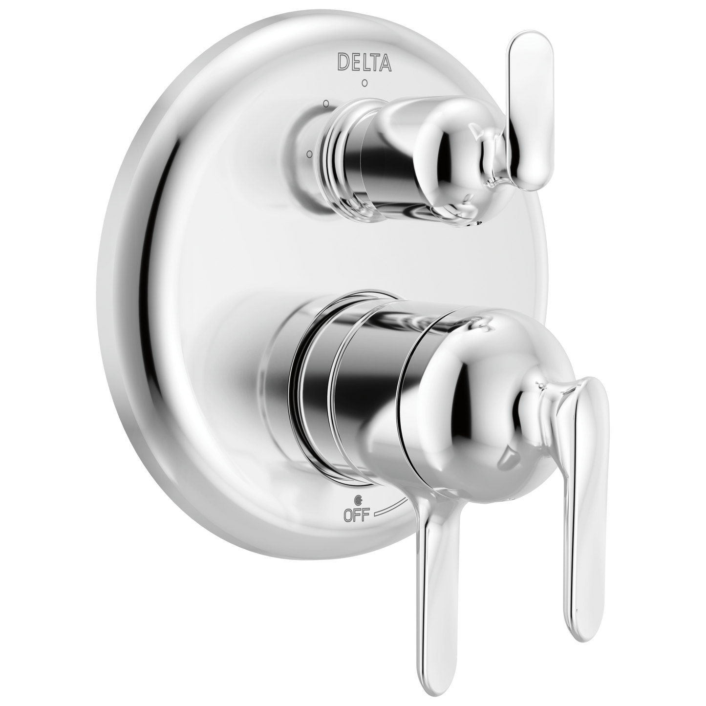 Delta Bonacci T27845 17 Series 3-Setting Integrated Diverter Trim - Lumicoat Chrome