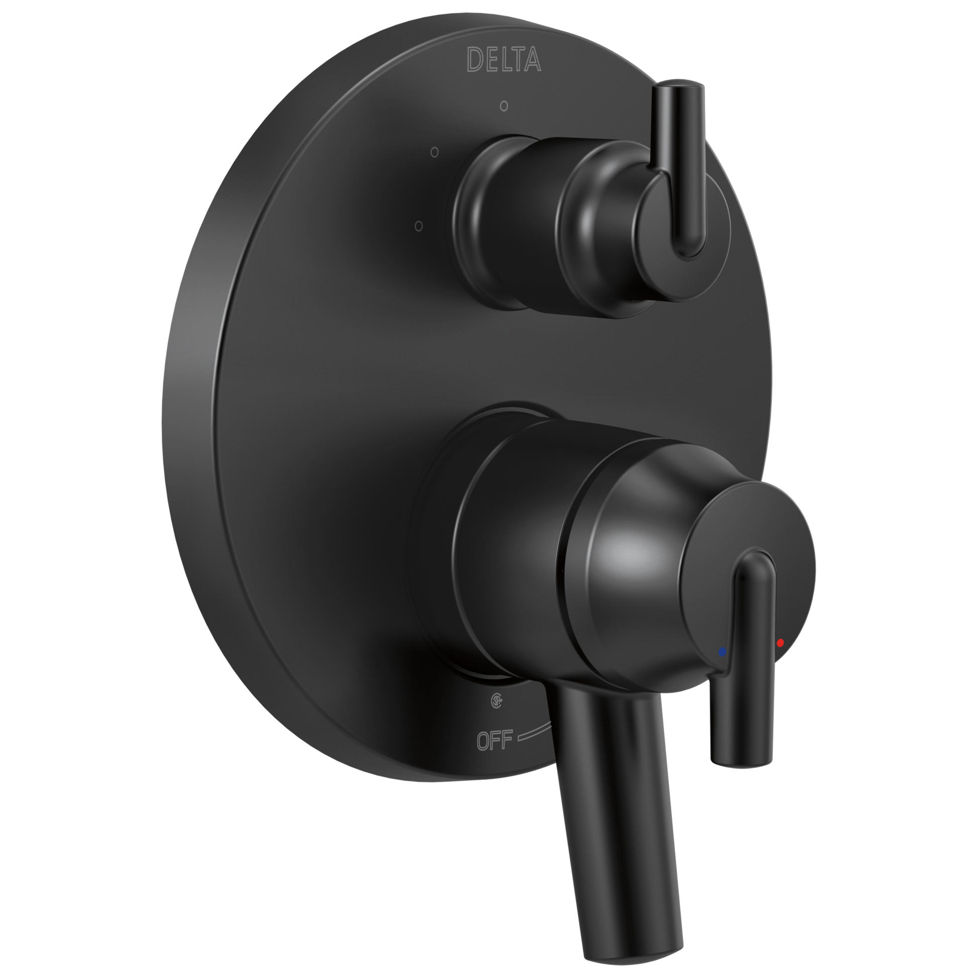 Contemporary Monitor 17 Series Valve Trim with 3-Setting Integrated Diverter