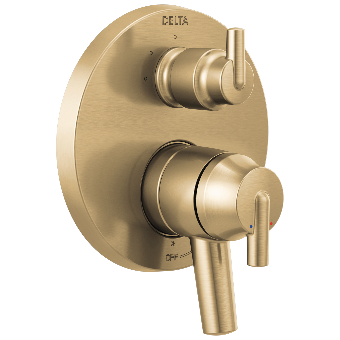 Contemporary Monitor 17 Series Valve Trim with 3-Setting Integrated Diverter