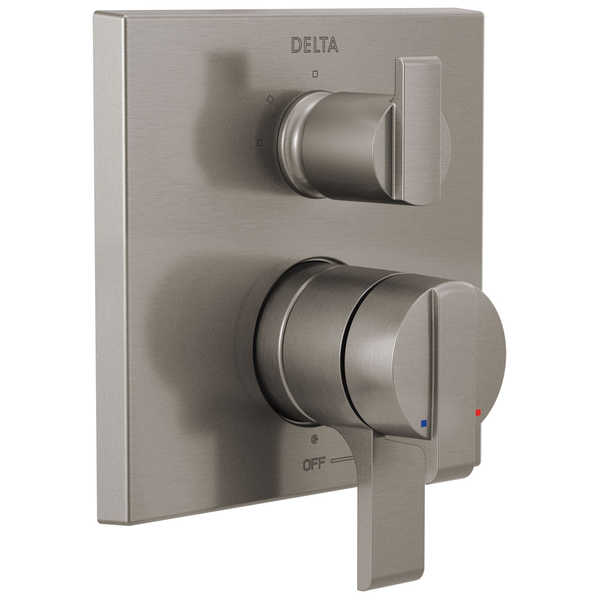Angular Modern Monitor 17 Series Valve Trim with 3-Setting Integrated Diverter