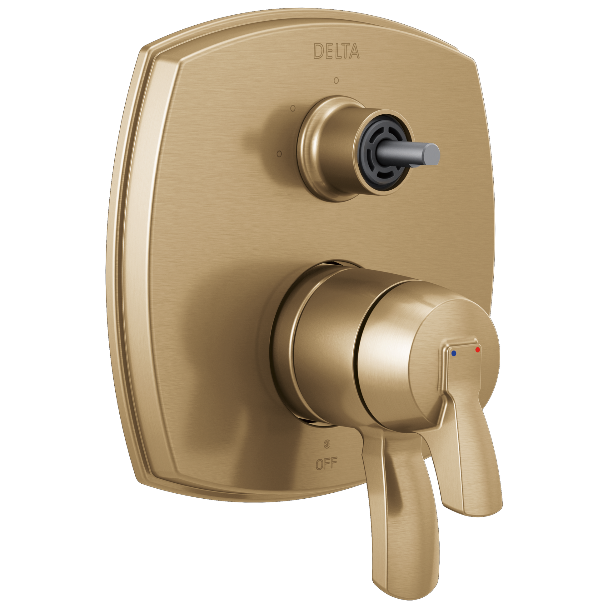 Delta Stryke T27876 17 Series Integrated Diverter Trim with Three Function Diverter Less Diverter Handle