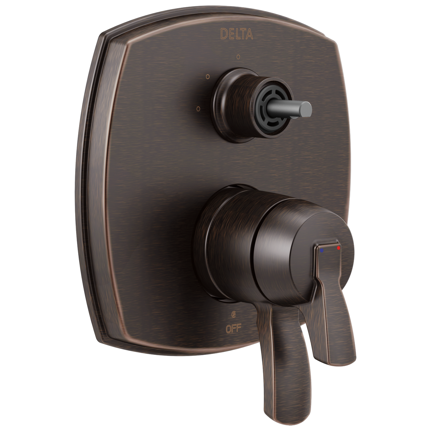 Delta Stryke: 17 Series Integrated Diverter Trim with Three Function Diverter Less Diverter Handle