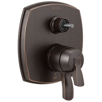 Delta Stryke: 17 Series Integrated Diverter Trim with Three Function Diverter Less Diverter Handle