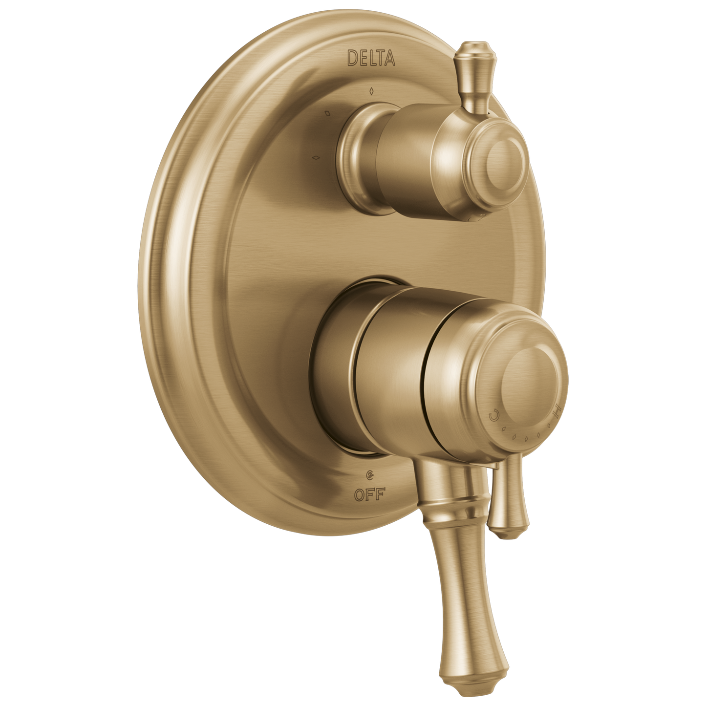 Traditional Monitor 17 Series Valve Trim with 3-Setting Integrated Diverter