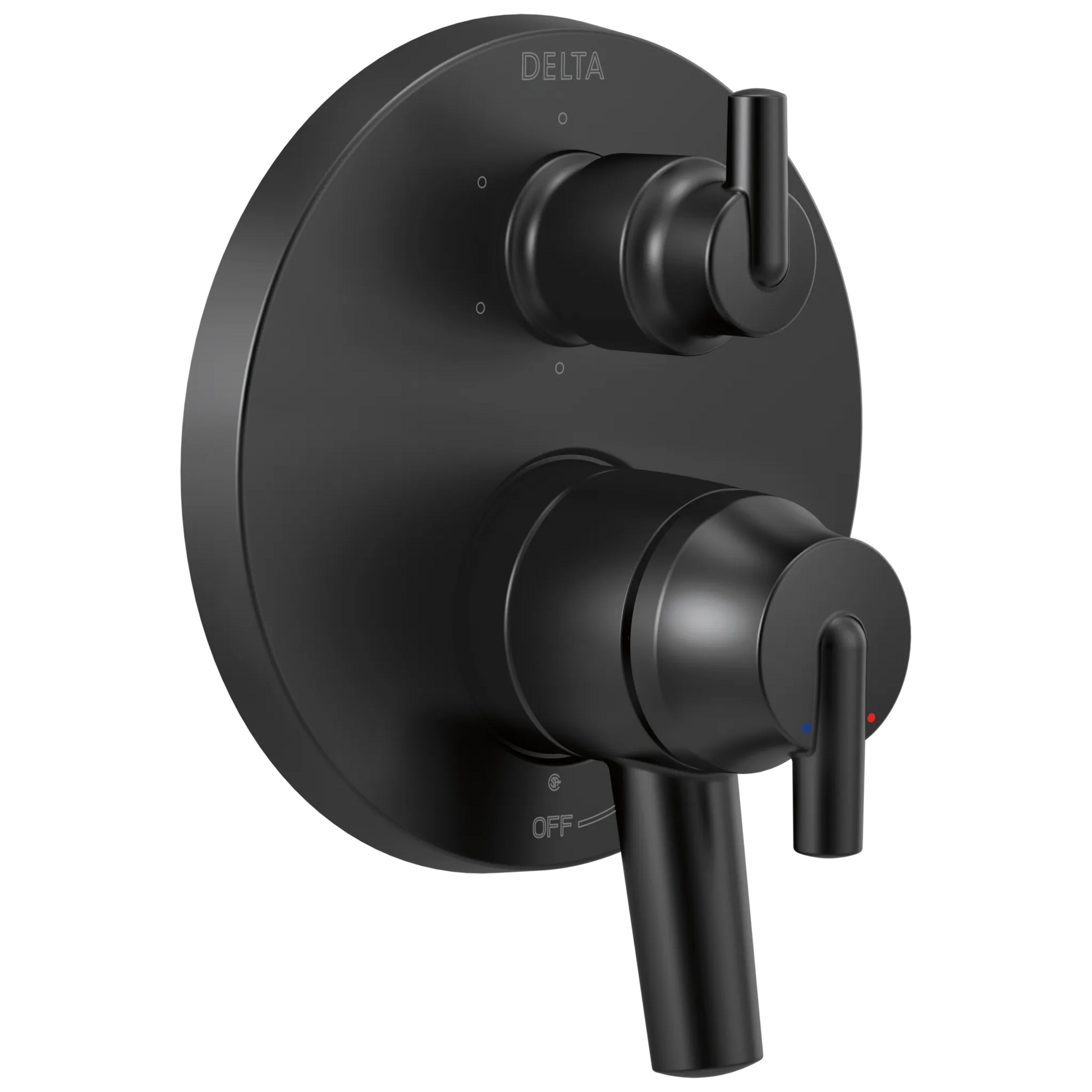 Contemporary Monitor 17 Series Valve Trim with 6-Setting Integrated Diverter
