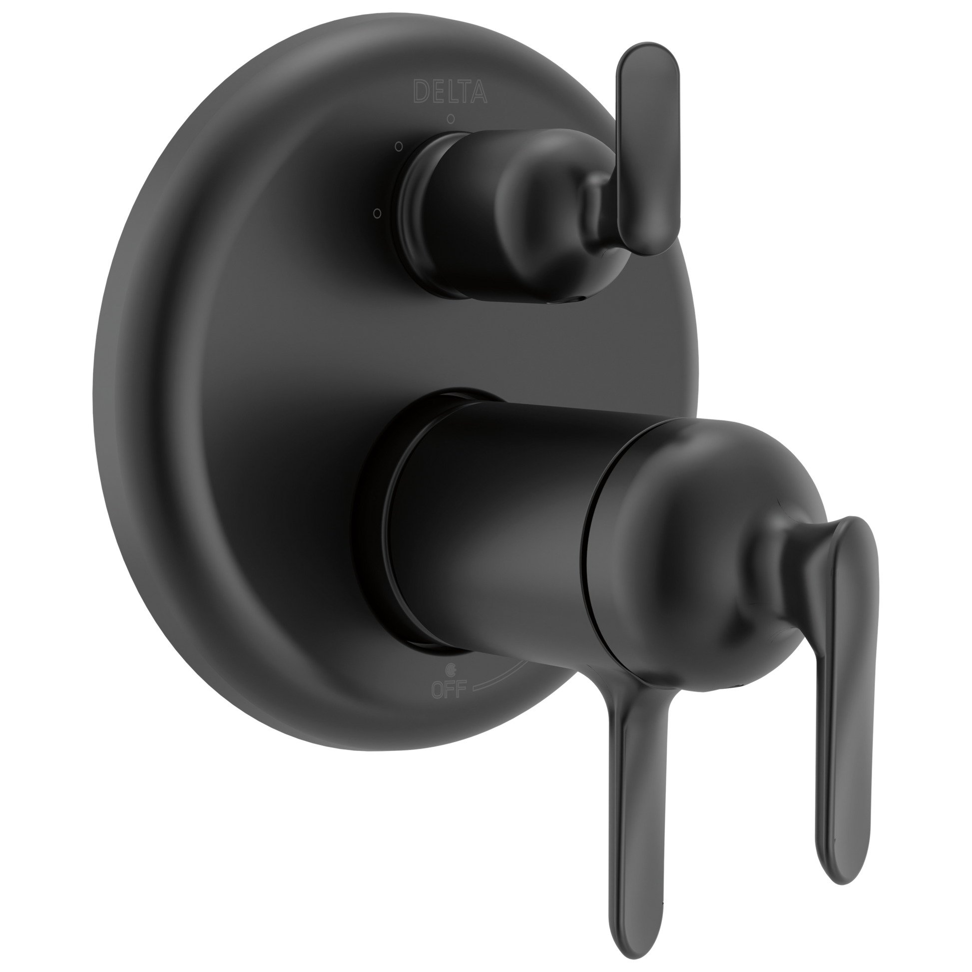 Delta Bonacci T27T845 17T Series 3-Setting Integrated Diverter Trim - Matte Black