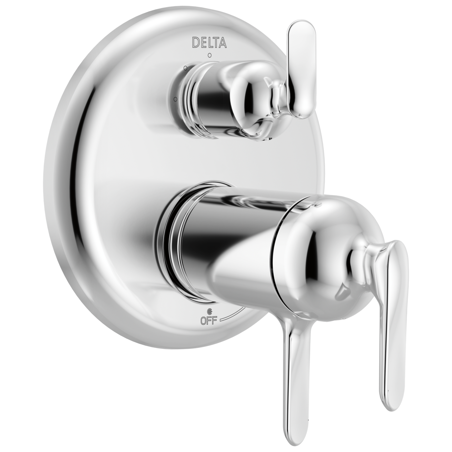 Delta Bonacci T27T845 17T Series 3-Setting Integrated Diverter Trim - Lumicoat Chrome