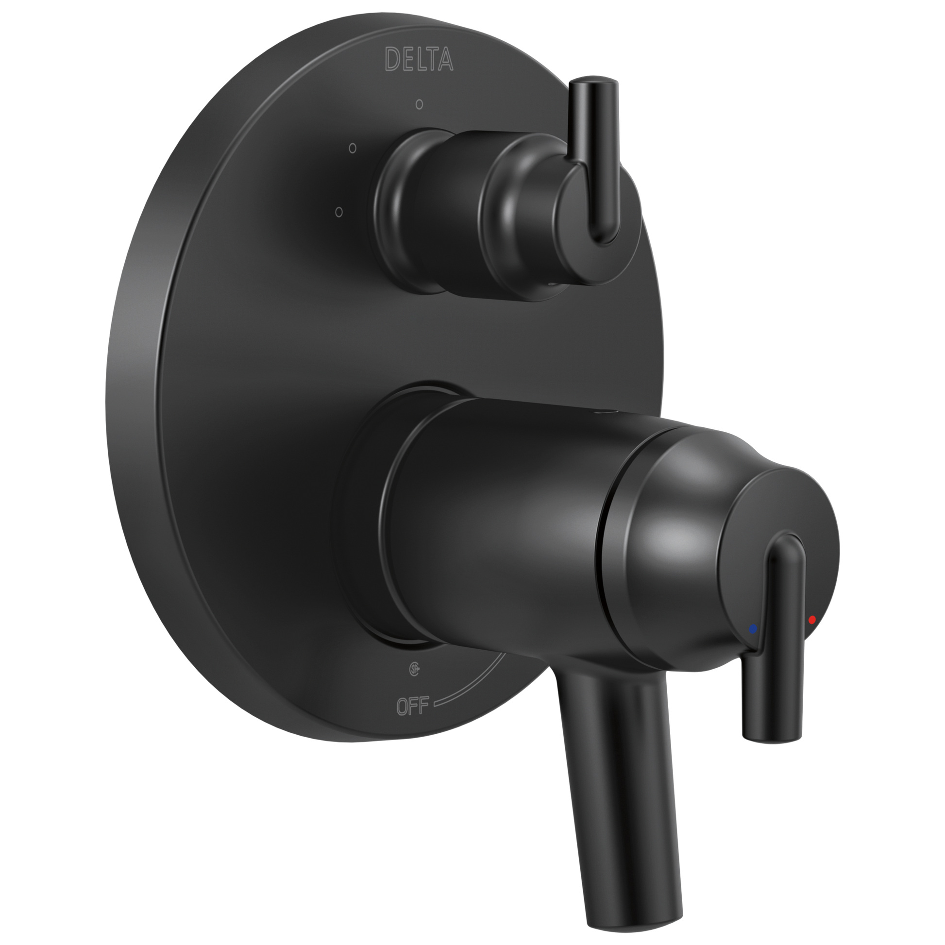 Contemporary TempAssure 17T Series Valve Trim with 3-Setting Integrated Diverter